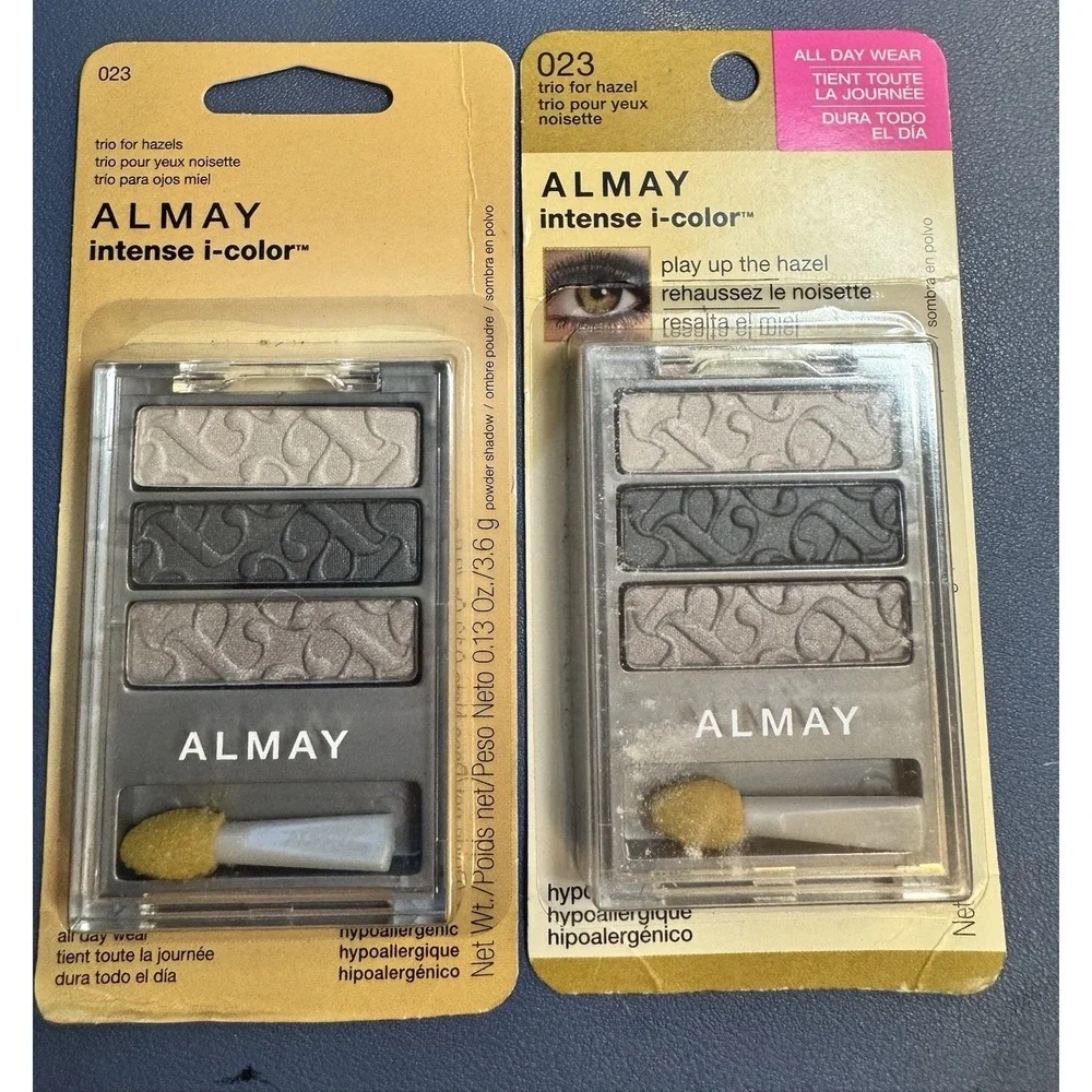 Almay intense i-color 023 trio for Hazels Eyeshadow, Net Wt 0.13 oz Lot 2 New